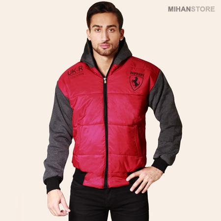 کاپشن مردانه Ferrari طرح UK